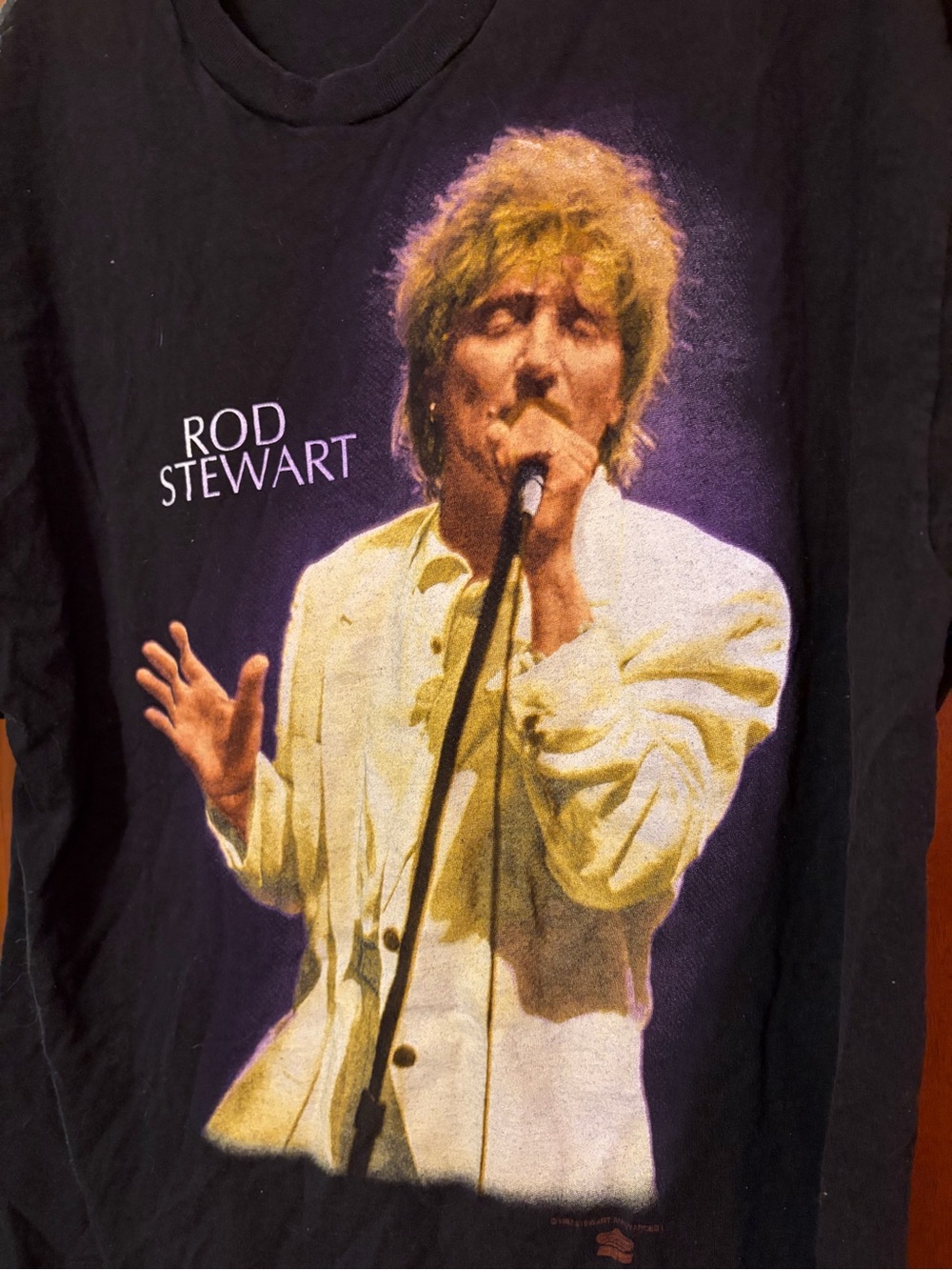 VINTAGE ❇️ Rod Stewart 1993 “A Night To Remember” Concert 🎶 T-shirt - Black XL